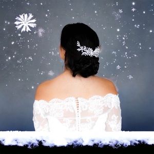 NWOT Handcrafted pearl & crystal hair piece. Multiple ways to wear.